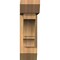 Ekena Millwork Balboa Slat Smooth Bracket w/ Offset Brace, Western Red Cedar, 5 1/2"W x 18"D x 18"H BKT0604X18X18BOA06SWR - alternate 4
